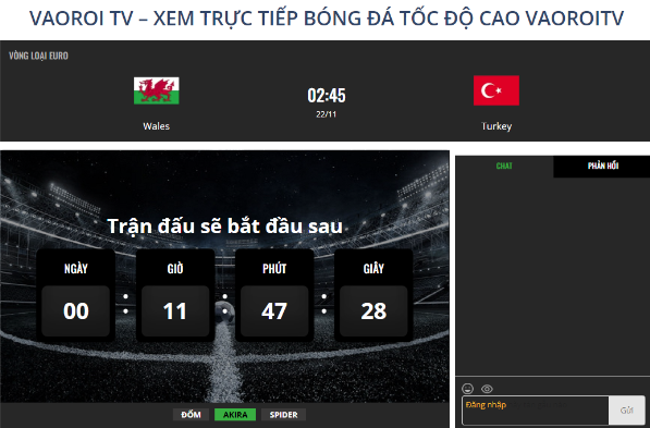 xem bong da truc tuyen tai vaoroi tv
